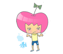 Apple girl gaga sticker #4792033