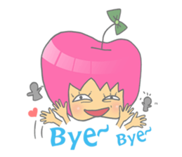 Apple girl gaga sticker #4792036