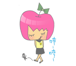 Apple girl gaga sticker #4792037