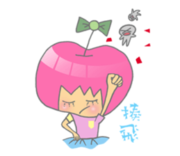 Apple girl gaga sticker #4792042