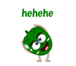 Conversation with green peppers English sticker #4792170