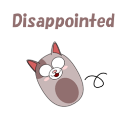 Conversation with funny cats English sticker #4792403