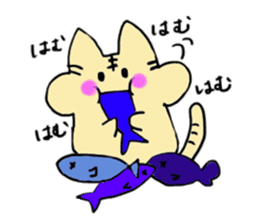 Close dog and cat sticker #4793878