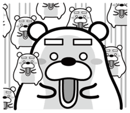 Bear has infested sticker #4794098