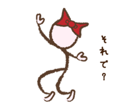 The Stickgirl World sticker #4794266