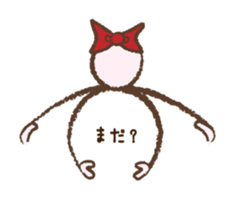 The Stickgirl World sticker #4794277