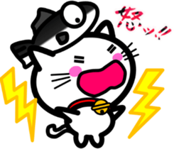 I want to be healed every day! White cat sticker #4794613