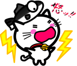 I want to be healed every day! White cat sticker #4794613