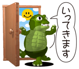 Fat crocodile sticker #4794658