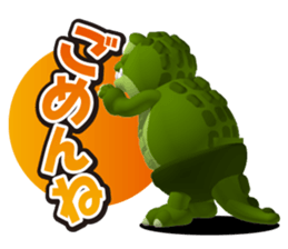 Fat crocodile sticker #4794668