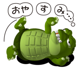 Fat crocodile sticker #4794694