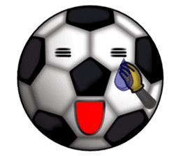 Soccer ball club sticker #4795939