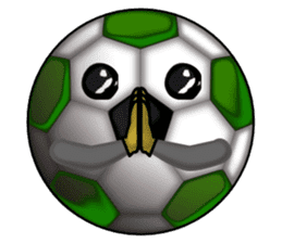 Soccer ball club sticker #4795946