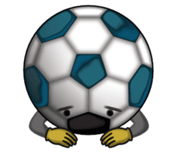 Soccer ball club sticker #4795947