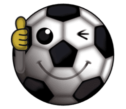 Soccer ball club sticker #4795950