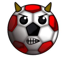 Soccer ball club sticker #4795956