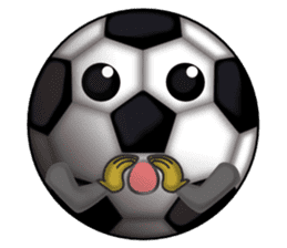 Soccer ball club sticker #4795959
