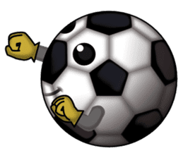 Soccer ball club sticker #4795963