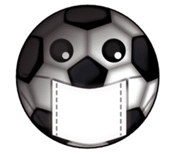 Soccer ball club sticker #4795966