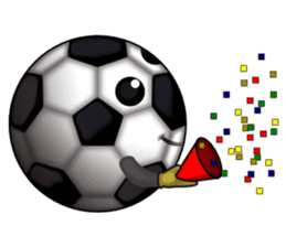 Soccer ball club sticker #4795973