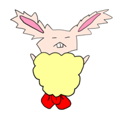 Usaten of rabbit sticker #4796120