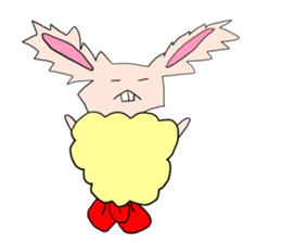 Usaten of rabbit sticker #4796120