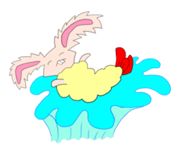 Usaten of rabbit sticker #4796122