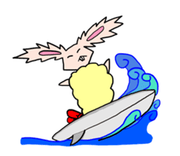 Usaten of rabbit sticker #4796124