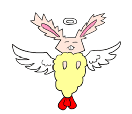 Usaten of rabbit sticker #4796128