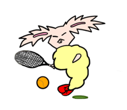 Usaten of rabbit sticker #4796129