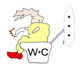 Usaten of rabbit sticker #4796130