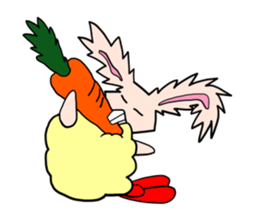 Usaten of rabbit sticker #4796139