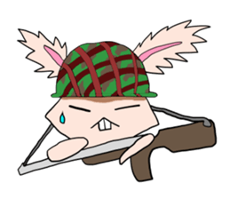 Usaten of rabbit sticker #4796140