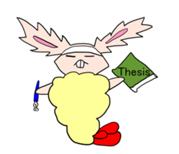 Usaten of rabbit sticker #4796141