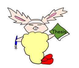 Usaten of rabbit sticker #4796141