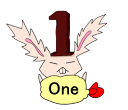 Usaten of rabbit sticker #4796143