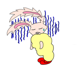 Usaten of rabbit sticker #4796145