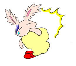 Usaten of rabbit sticker #4796151