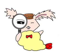 Usaten of rabbit sticker #4796158