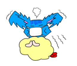 Usaten of rabbit sticker #4796159