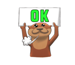 Hello~I'm Otter sticker #4796262