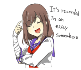 Chunibyo girlfriend Sticker EN sticker #4796627