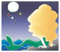 Little Mermaid Sun sticker #4796964