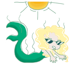 Little Mermaid Sun sticker #4796985