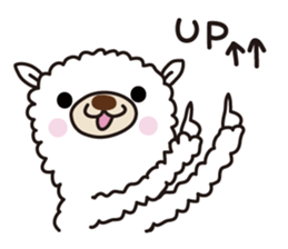 Three alpacas sticker-Positive thinking sticker #4797006