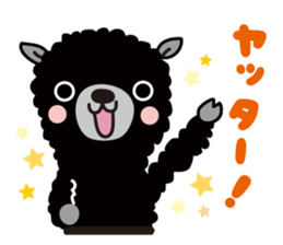 Three alpacas sticker-Positive thinking sticker #4797034