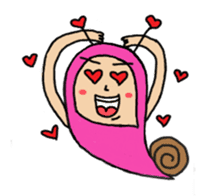 QQ PINK SNAILS sticker #4797171