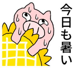 summer pig sticker #4798085
