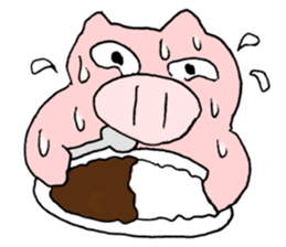 summer pig sticker #4798094