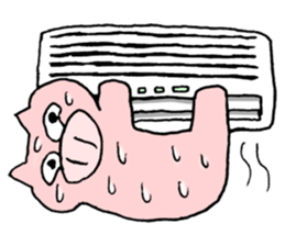 summer pig sticker #4798097